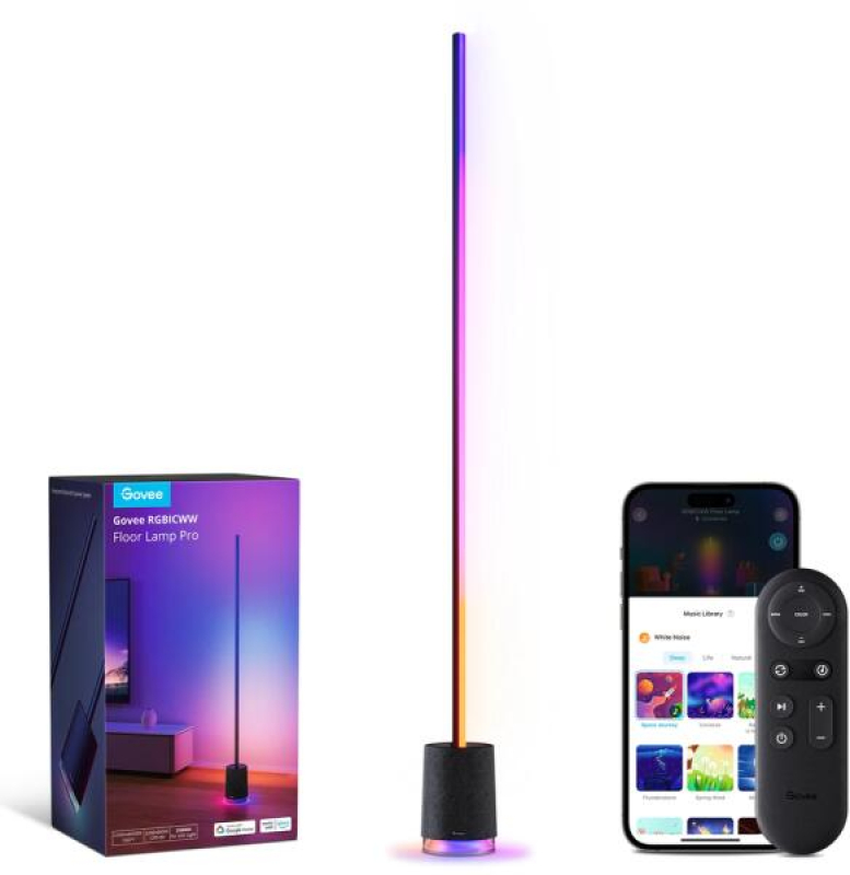 Govee Lyra RGBICWW állólámpa hangszóróval (H6079312)