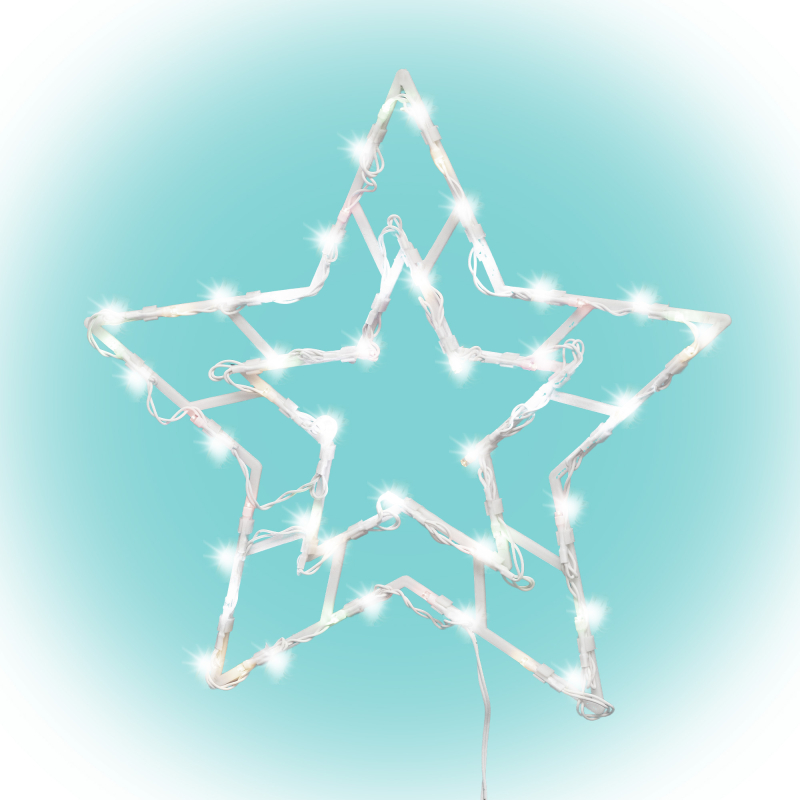 Home csillag ablakdísz, melegfehér (KID503WW)