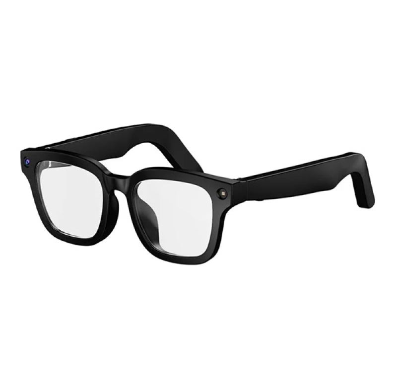 Okos szemüveg (v5.0, WIFI, kamera, zenelejátszás, hívásfogadás, zajszűrő, AI fordító, cseppálló) FEK