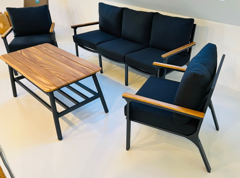 Bogota Alu TEAK Kerti Garnitúra 4 részes (Cargo)