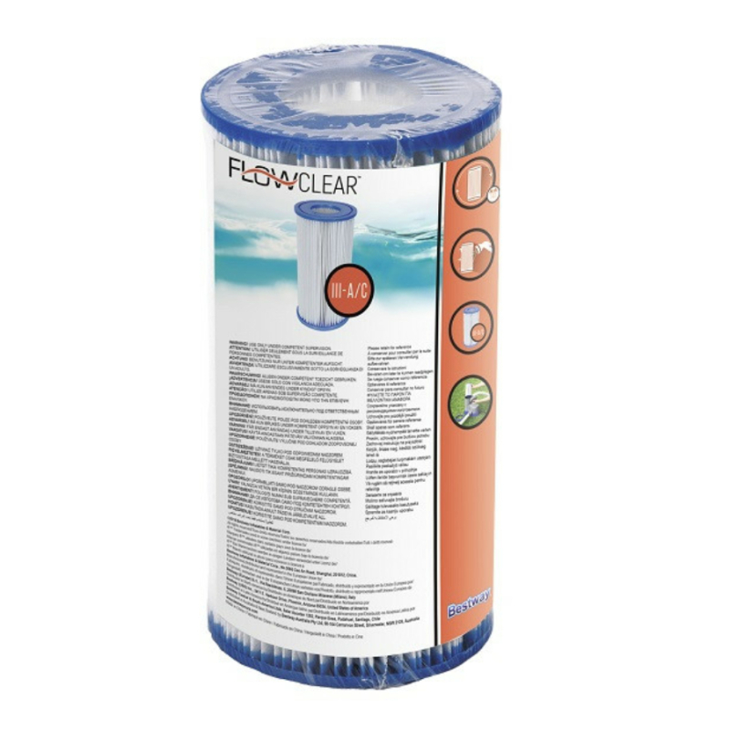 Aqualing Bestway papírszűrő filter III. - A/C typ. 4-6 m3/h (FFH017)