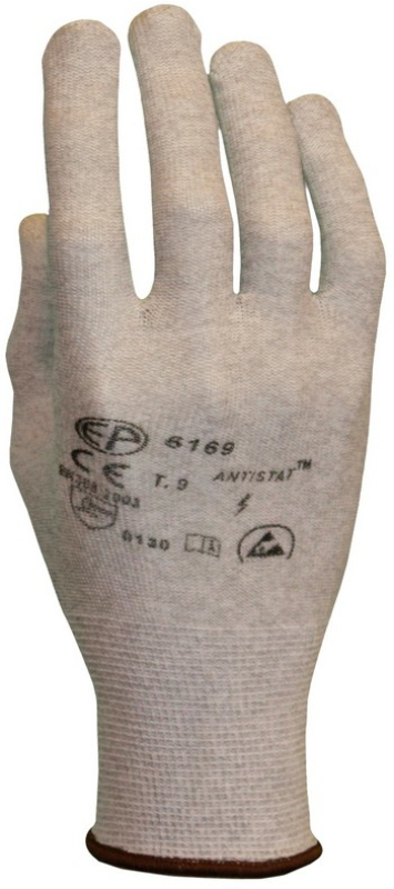 Esd szürke, Mártás nélküli kesztyű 6-os méretben (6166)