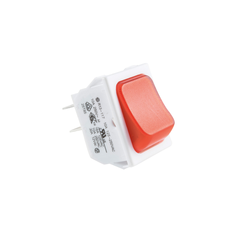 Home világítós billenőkapcsoló, 250V, 2ák, piros (STV 101)