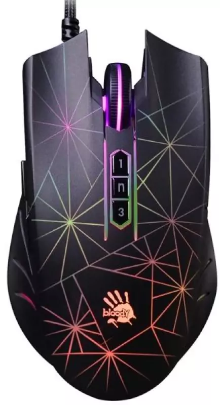 A4 Tech gaming egér (starlight motívumokkal) (P81S)