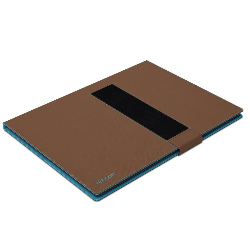 Reboon táblagép /e-book olvasó tok L, barna,  max. 249x191x11mm (RB5011)