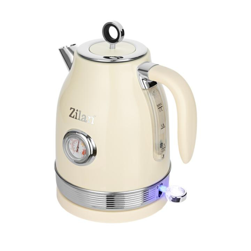 Zilan ZLN1184 retró vízforraló, 2200W, 1,7L, fehér