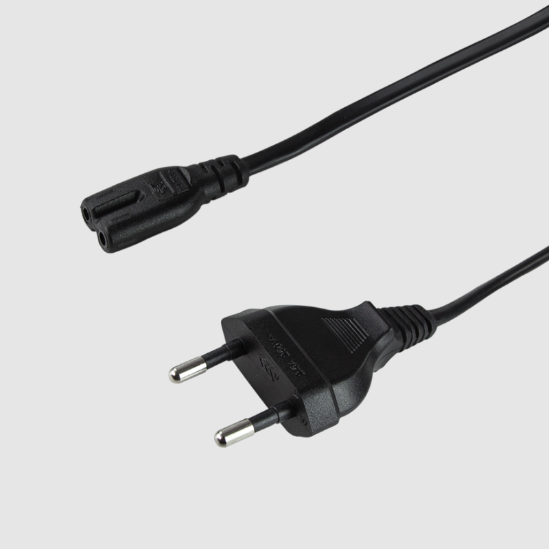 Logilink Tápkábel, CEE 7/16 - IEC C7, fekete, 5 m