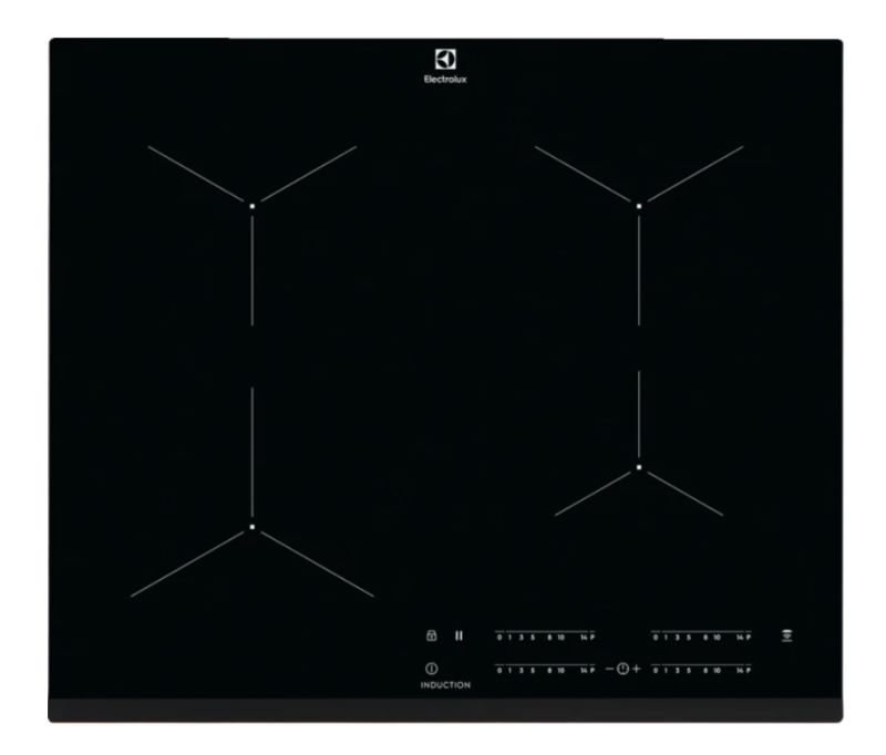 Electrolux EIT61443B beépíthető indukciós főzőlap, Hob2Hood, 60 cm