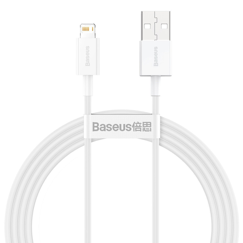 Baseus Lightning Superior Series töltő kábel 1.5m, fehér (CALYS-B02)