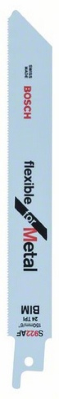 Bosch szablyafűrészlap fémhez S 922 AF, Flexible for Metal 5 db (2608656013)