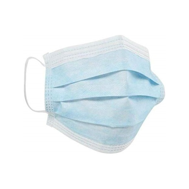 Egészségügyi maszk, kék 7,5*9,5 cm 3 rétegű (8856700)