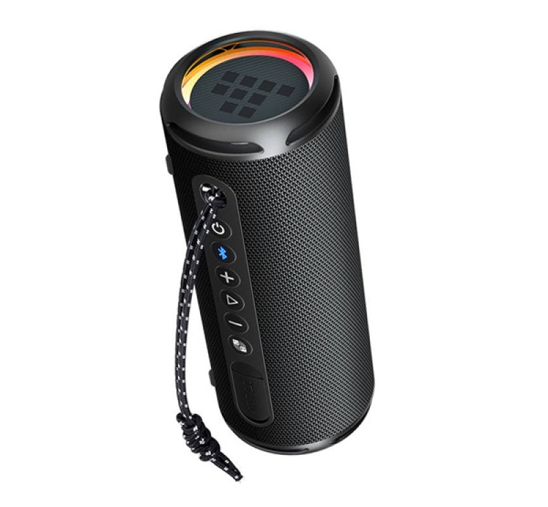 Tronsmart T7 LITE bluetooth hordozható hangszóró (v5.3, 4000mAh belső akku, 24W, IPX7 vízálló) FEKET