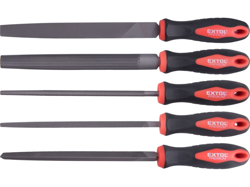 Extol Premium fémreszelő készlet 200 mm 5 db (8803611)