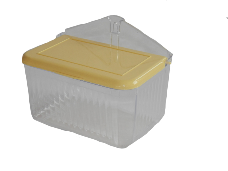 Fali műanyag sótartó sárga (191)