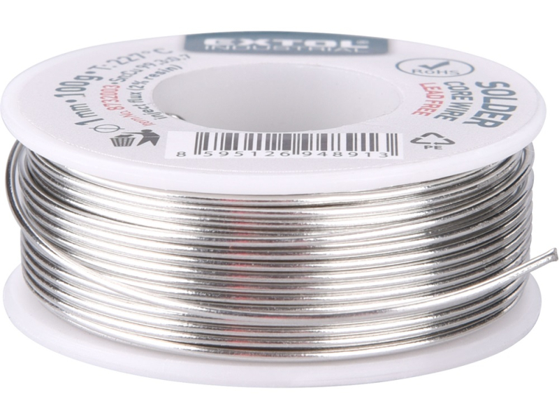 Extol Industrial forrasztó ón, gyantás, műszerész forrasztáshoz, 100 g (8732003)