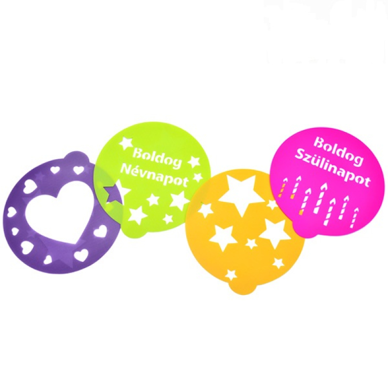 Tortadíszítő készlet 4 db-os (15707)