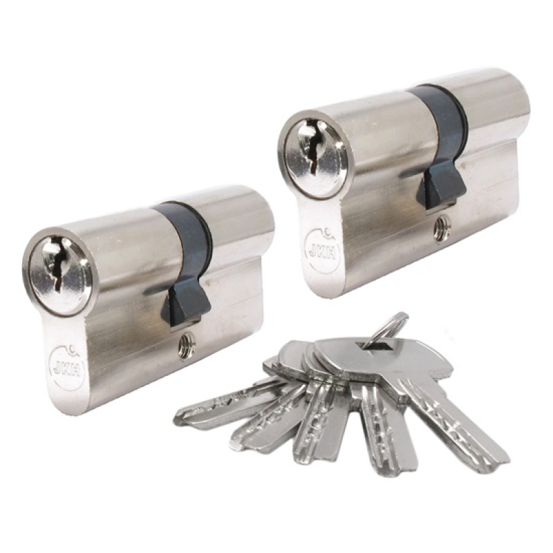 SB zárbetét  30/30mm  2db azonos zárlatú 5 kulcs nikkel (3986490)