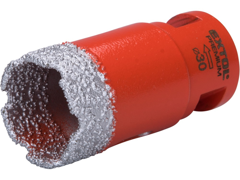 Extol Premium körkivágó csempére, gyémánt vágóél; 30mm × M14 (8801868)