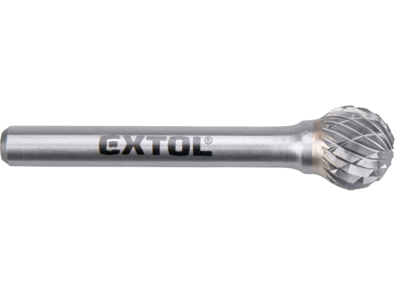 Extol keményfém turbómaró, rotormaró, gömb alakú, 12mmx6mm, keresztfogazás (8703735)
