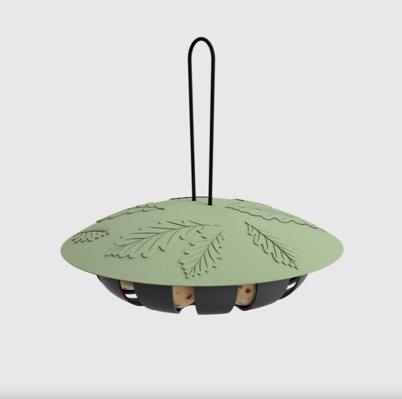 JUNE madáretető faggyú golyókhoz, zöld/fekete (K001)