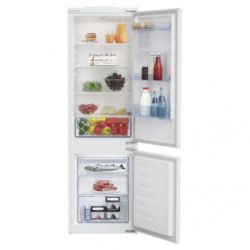 Beko Beépíthető alulfagyasztós hűtőszekrény (BCSA285K4SN)