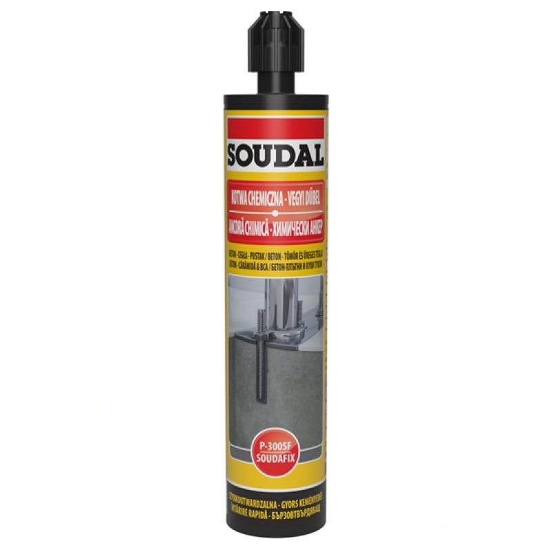 SOUDAL Soudafix vegyi dűbel (injektáló) ragasztó P300-SF, 280 ml (8912996)