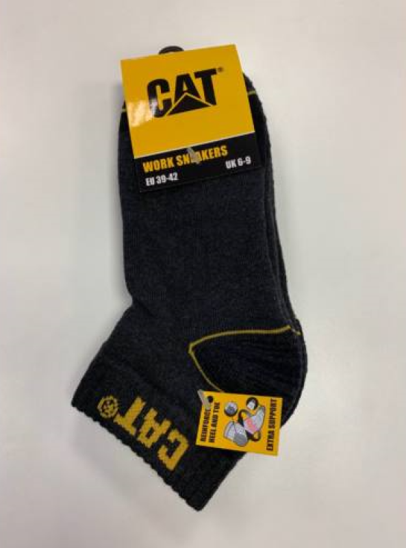 Caterpillar boka munkazokni szürke 43-46, 3 db/csomag (ZCM0486 szürke 43-46)