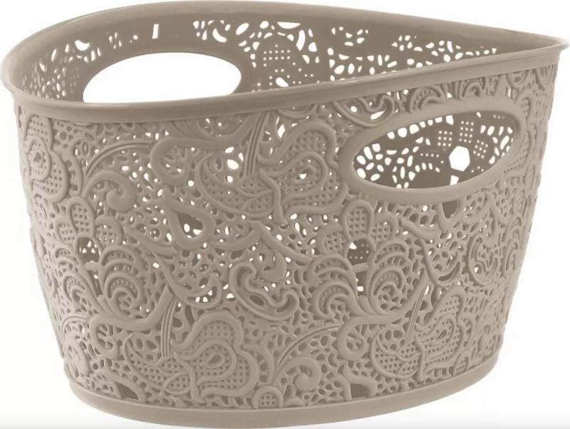 Curver Viictoria csipke hatású kosár bézs (219669)
