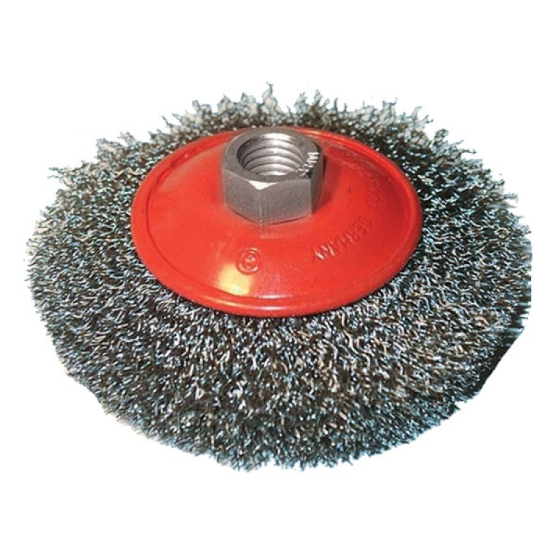 Extol Craft drótcsiszoló körkefe, kúpos, sarokcsiszolóhoz 100 mm (17006)