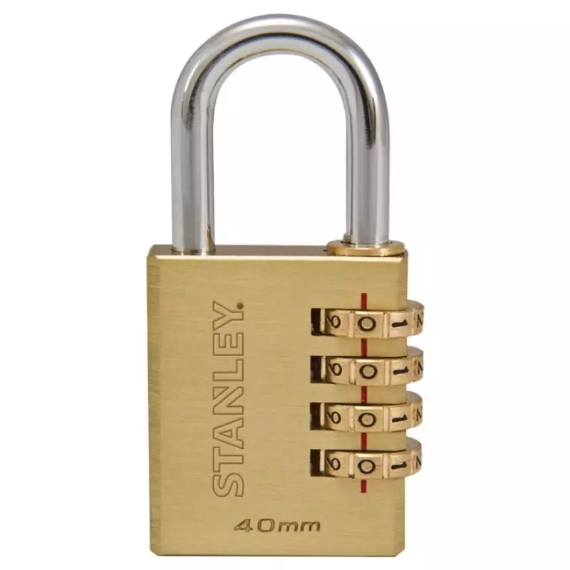 Stanley S742-053 számkombinációs rézlakat, 40mm