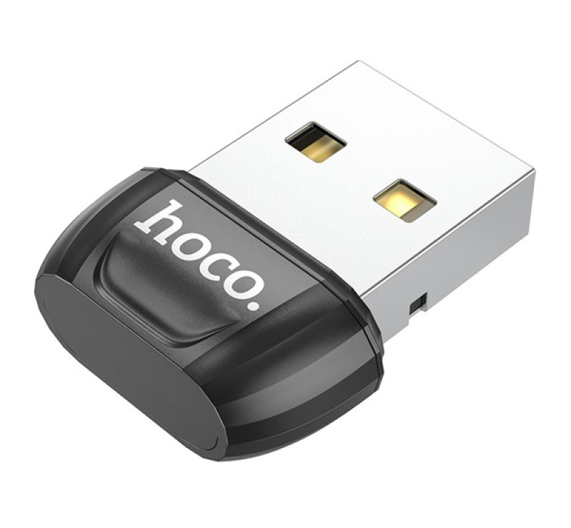 HOCO bluetooth adapter (USB, v5.0) FEKETE
