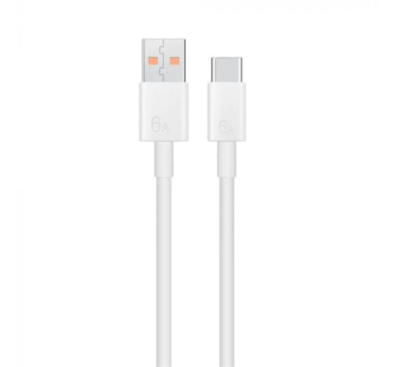 Huawei adatkábel (USB - Type-C, 66W, gyorstöltő, 100cm) FEHÉR