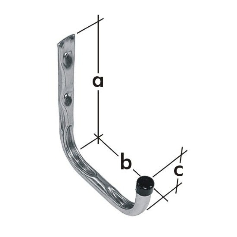 Velano Garázskampó egyágú 300 x 200 x 80 mm (3214203)