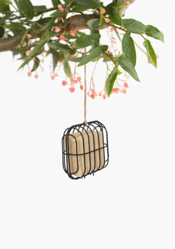 DEX drót madáretető, fekete négyzet alakú (D001)