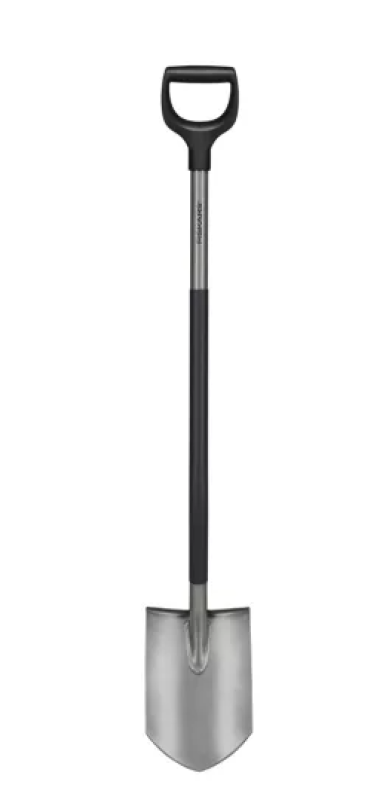 Fiskars Comfort hegyes ásó, szürke (1067511)