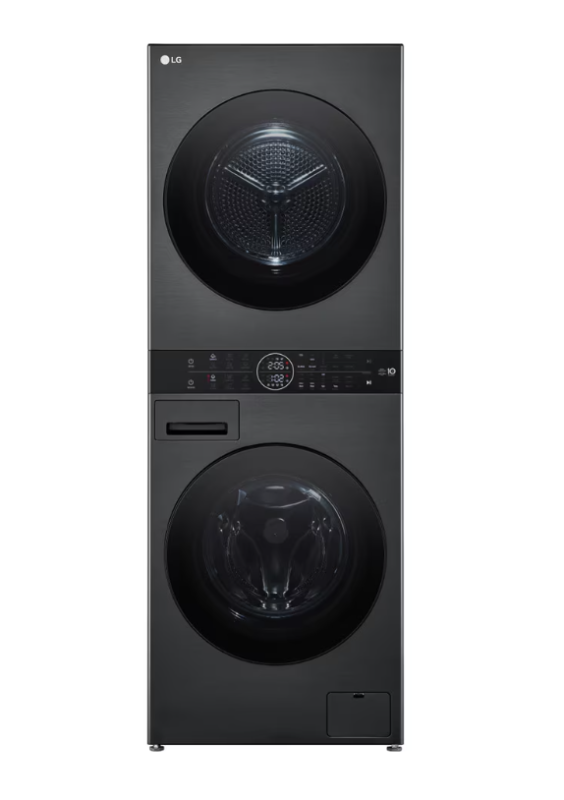 LG WT1210BBF WashTower mosógép + szárítógép, fekete