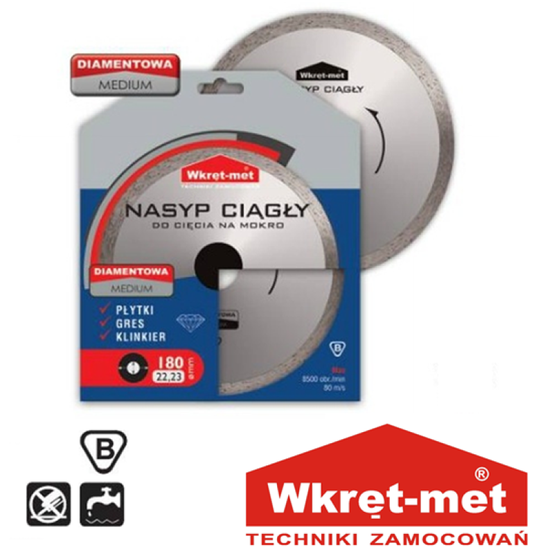 Wkret-met Gyémántkorong 230 folyamatos Wkret-met Medium (5205248)