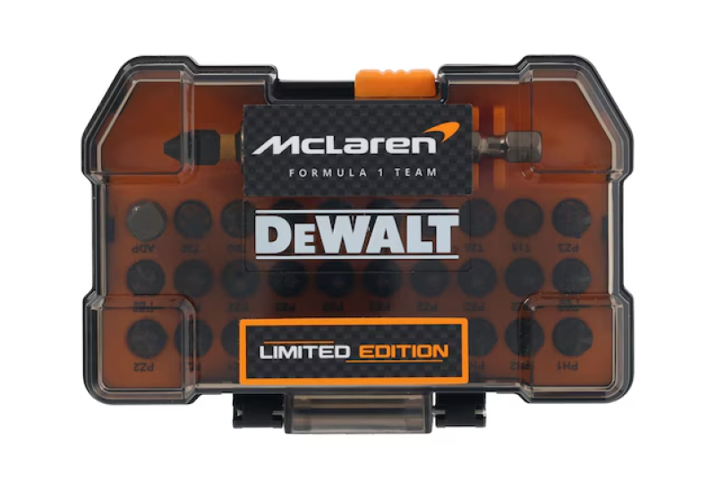 Dewalt McLaren csavarbehajtó készlet standard bitbefogóval, 32db (DT70901T-QZ)