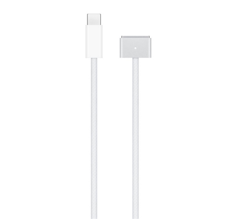 Apple adatkábel (Type-C - MagSafe 3, gyorstöltő, 200cm, MLYV3ZM/A utód) EZÜST Apple MacBook Air/Pro