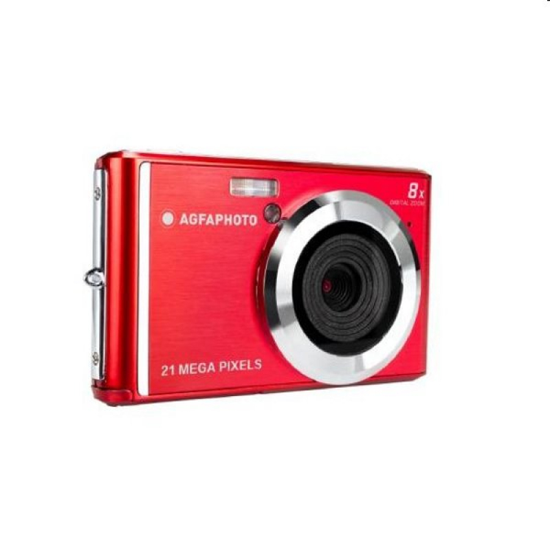 AGFA DC5200 kompakt digitális fényképezőgép, piros (AG-DC5200-RD)