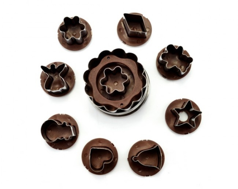 Linzerkiszúró készlet 10 db-os (28362)