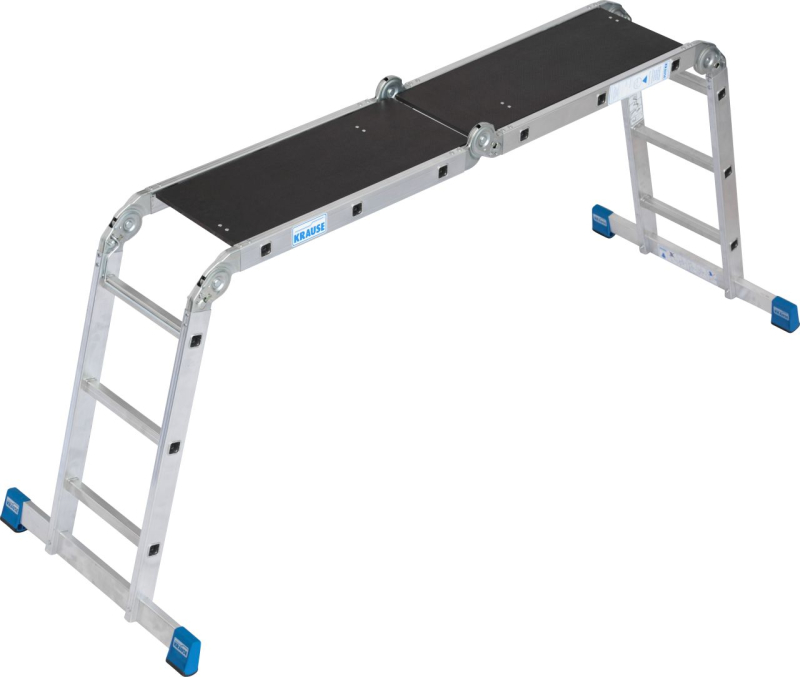 Krause Stabilo létrafokos univerzális csuklós létra, 4x3 létrafok + MultiBoard (123909)