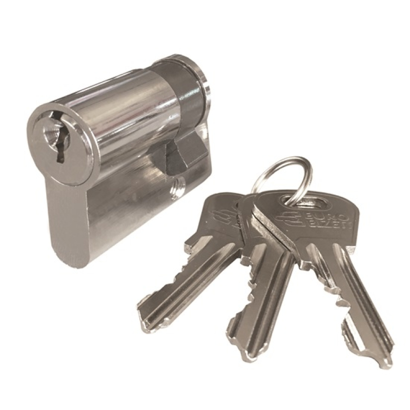 Elzett Zárbetét   XT félcilinder 43769 3 kulcs nikkel (3286653)