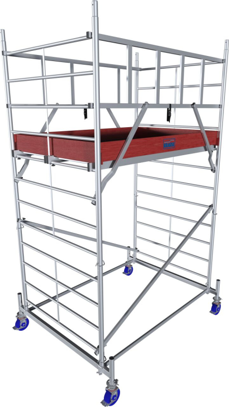 Krause Monto ProTec XXL System széles alumínium gurulóállvány, 4,3 m (945112)