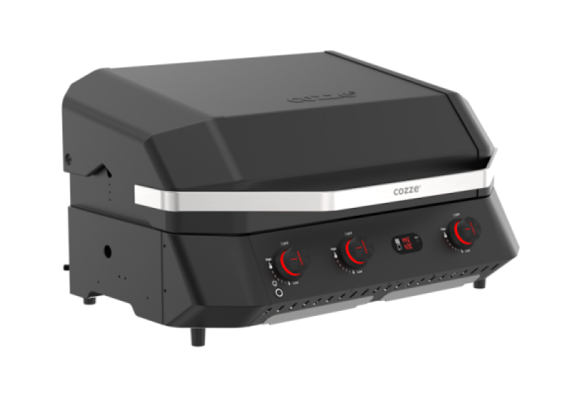 Cozze Plancha 800 Combo gázüzemű grill+rostlap, 3 égős