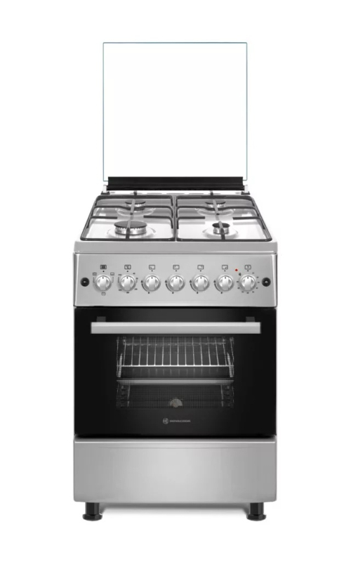 NOVACOOK F6B40 Kombinált tűzhely 57x58 inox (F6B40EF INOX)