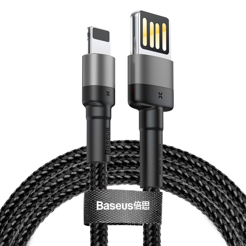 Baseus Cafule (Special) lightning kábel 1m 2.4A  fekete (CALKLF-GG1)