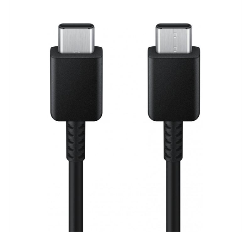 Samsung adatkábel (Type-C - Type-C, 3A, 25W, gyorstöltő, 180cm) FEKETE