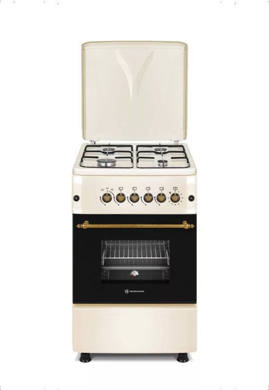 NOVACOOK F5S40 Retro gáztűzhely 4 égős 50x55 (F50GS42 Retro)