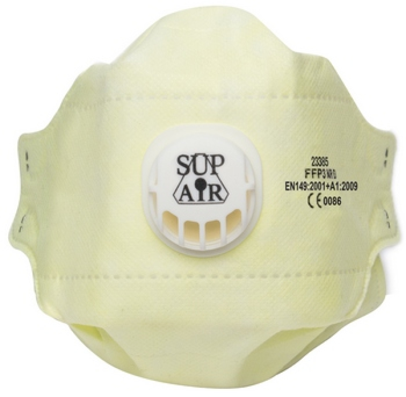 SUPAIR FFP3 NR D hárompaneles, szelepes pormaszk 1 db (23385)